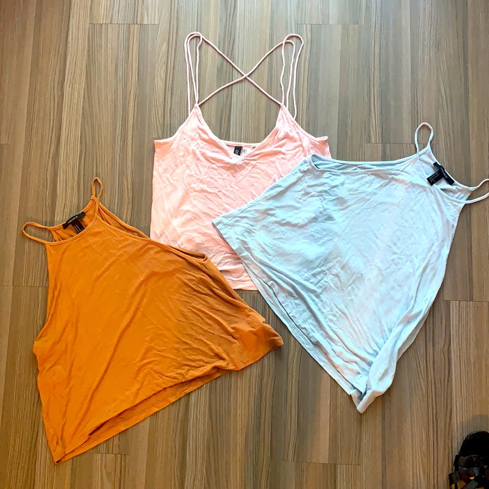 Strappy tank lot f21/h&m